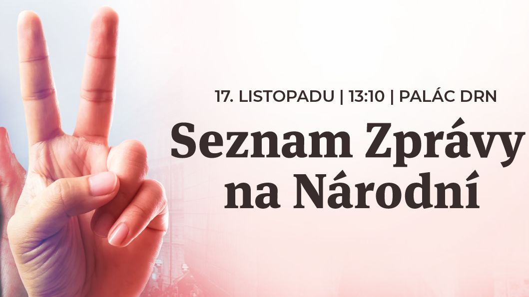 Seznam Zprávy chystají speciální vysílání k 17. listopadu. Zúčastněte se ho i vy