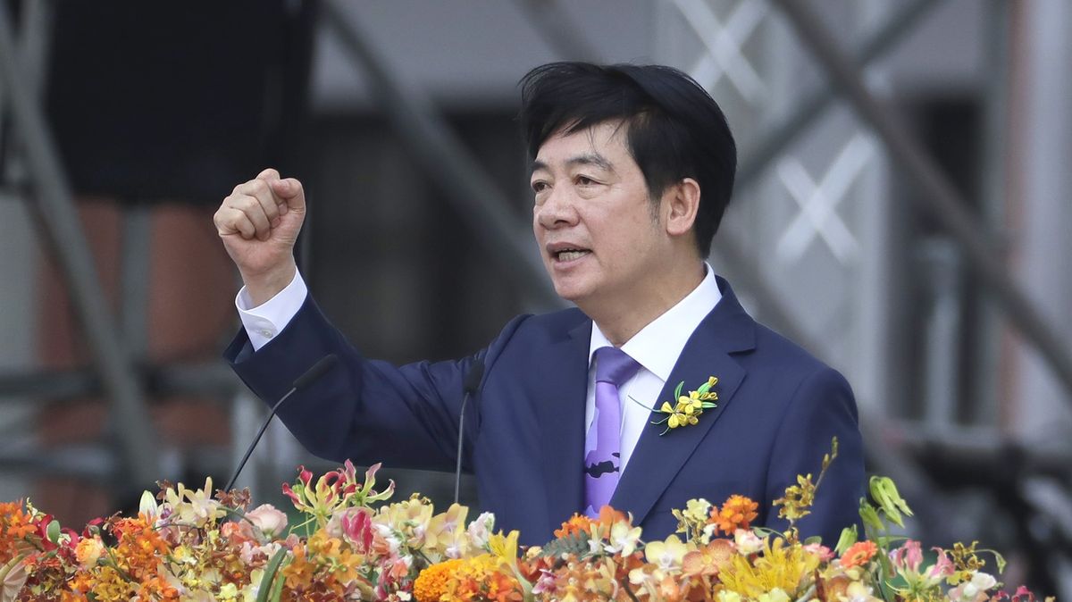 Nový tchajwanský prezident Laj Čching-te složil přísahu a ujal se úřadu