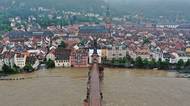 Fotky rozsáhlých záplav na jihu Německa. Některá místa hlásí stoletou vodu