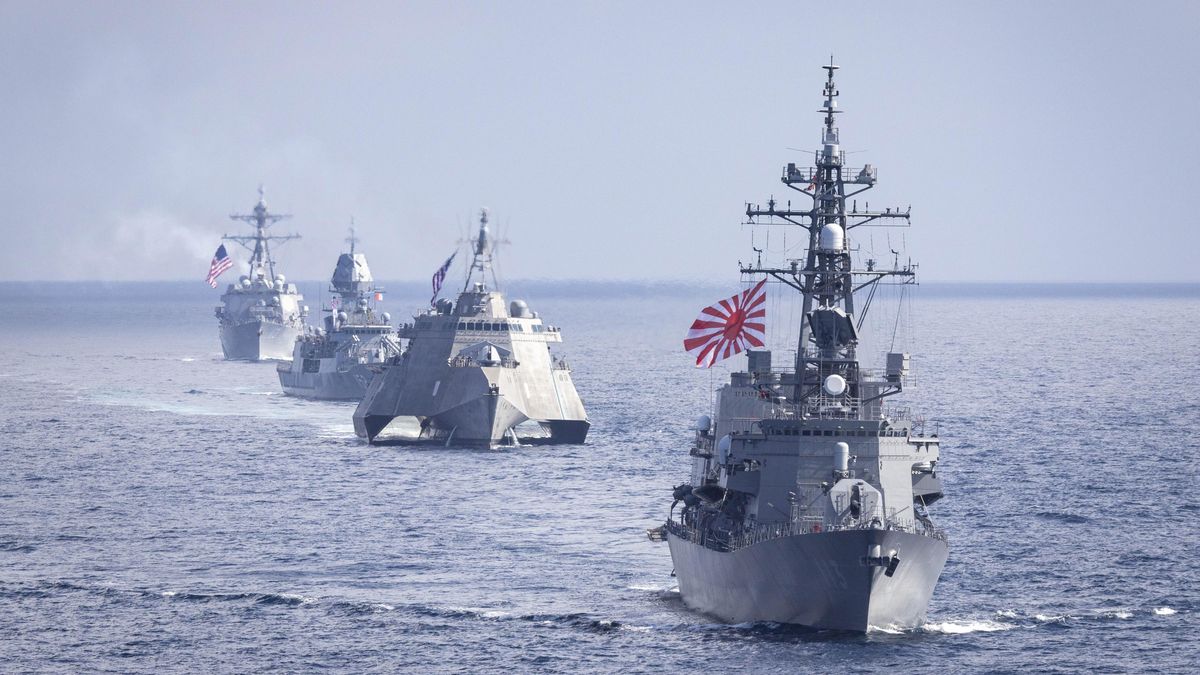 Japonsko poprvé vyslalo válečnou loď do Tchajwanského průlivu
