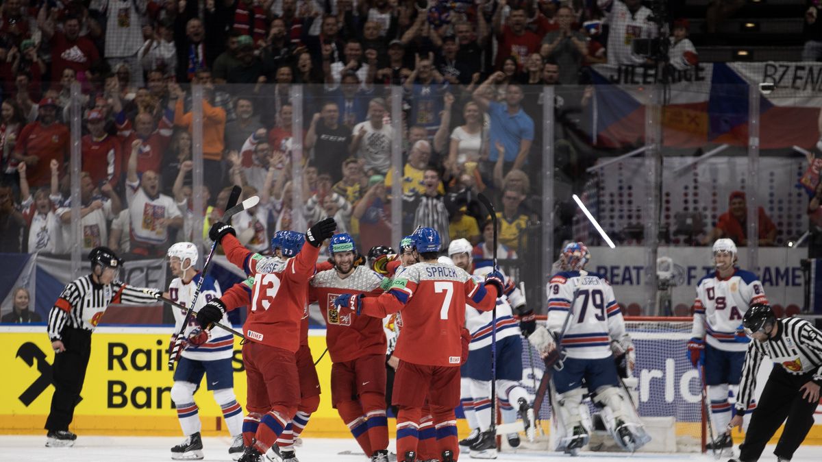 Češi vyřadili USA a budou hrát o medaili, rozhodl jediný gól
