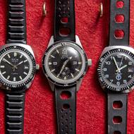 Orlíků (uprostřed) se pro vojenské potápěče vyrobilo pouhých tři sta kusů, jedny se nedávno prodaly za rekordních 650 000 korun.