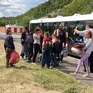 Většinu příchozích tvoří děti.