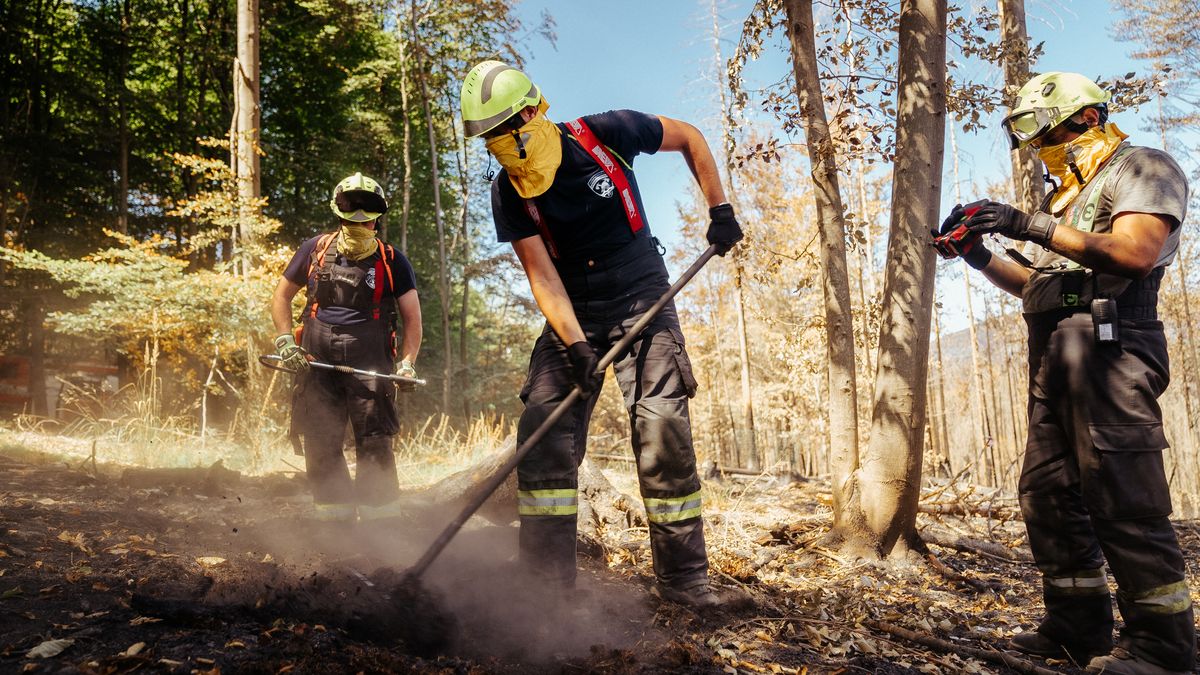 Pomáhali hasit požár v Hřensku, teď končí. Personální zemětřesení u hasičů