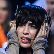 Loreen při vyhlašování výsledků soutěže. V tuto chvíli čekala, zda dostala dost hlasů od diváků; zda ji nepředběhlo Finsko. Nakonec Švédsko získalo v součtu 583 bodů, druhé Finsko 526 bodů.