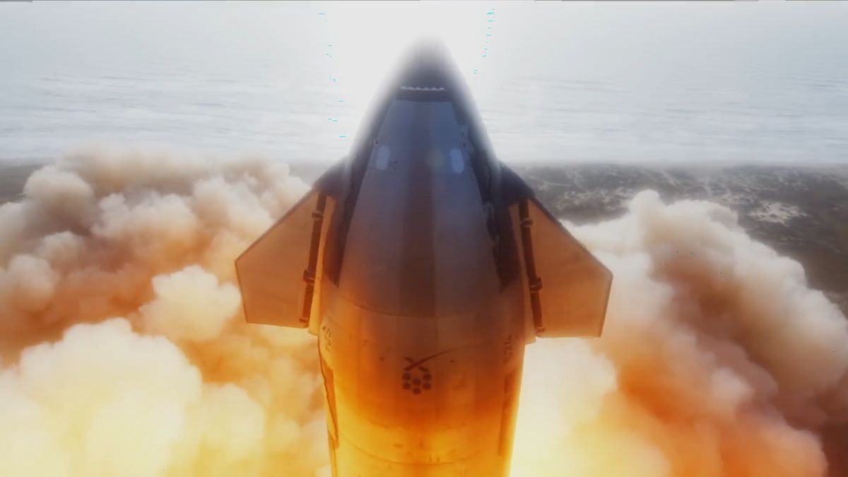 Sledujte: Odstartovala Muskova raketa Starship. Třetí letový test skoro vyšel