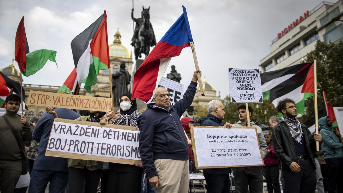 Organizátor propalestinských protestů: Kam mohou akce zajít?