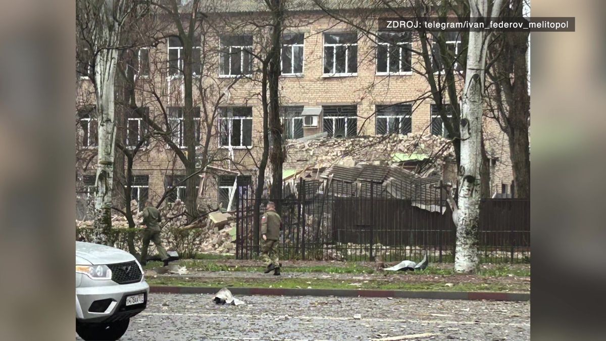 Video: Ukrajinci údajně ostřelovali Melitopol