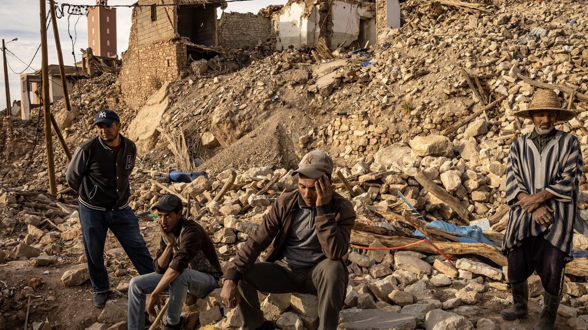 Foto: Dlouhá zima i čekání na pomoc. Takhle žijí po zemětřesení v Maroku