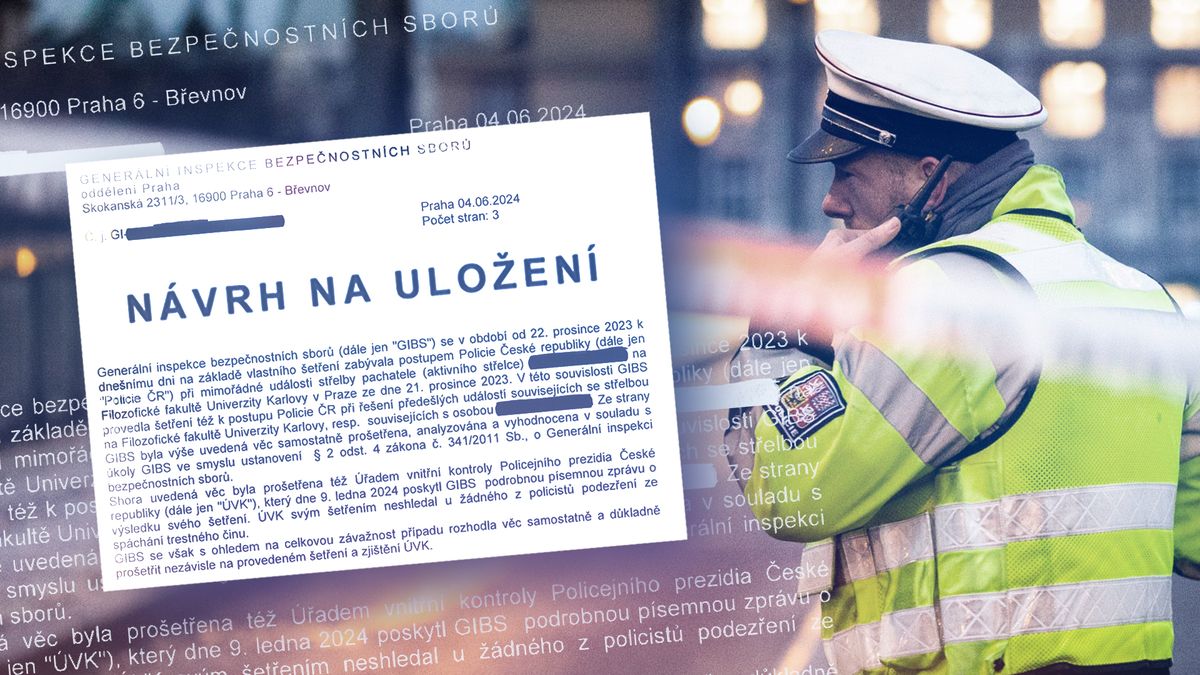 Závěr policejní inspekce o zásahu proti střelci: vyhýbá se hluchým místům