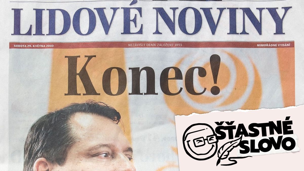 Šťastné slovo: Sbohem, Lidové noviny. Tohle jste si nezasloužily