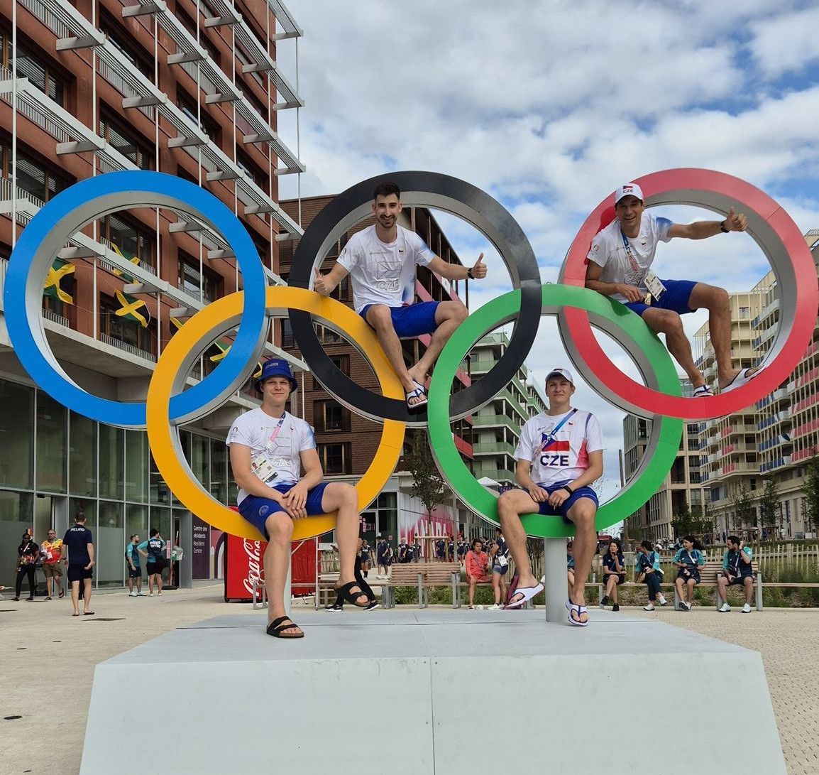 Jakub Jurka a tým šermířů, olympiáda Paříž