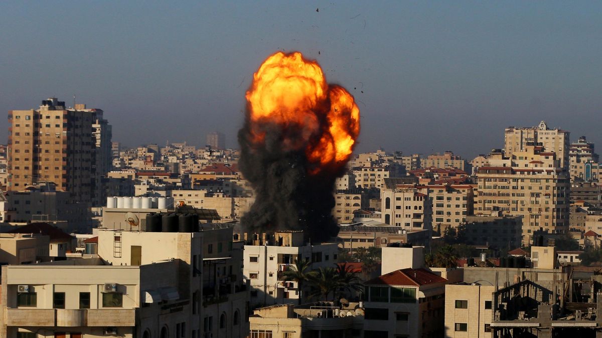 Izraelský nálet zlikvidoval výškovou budovu, kde měla kanceláře i agentura AP