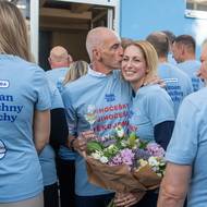 Další hvězdou voleb je Martin Kuba. ODS na jihu Čech získala více než 47 procent hlasů, což představuje více než 30 křesel v zastupitelstvu, které má 55 členů. Na snímku s manželkou Denisou.