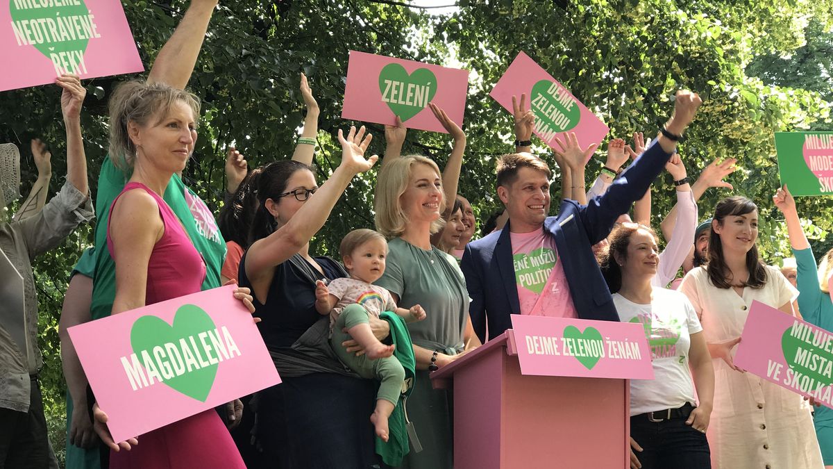 „Méně mužů v politice.“ Zelení zrůžověli a do čela kandidátek dali 9 žen