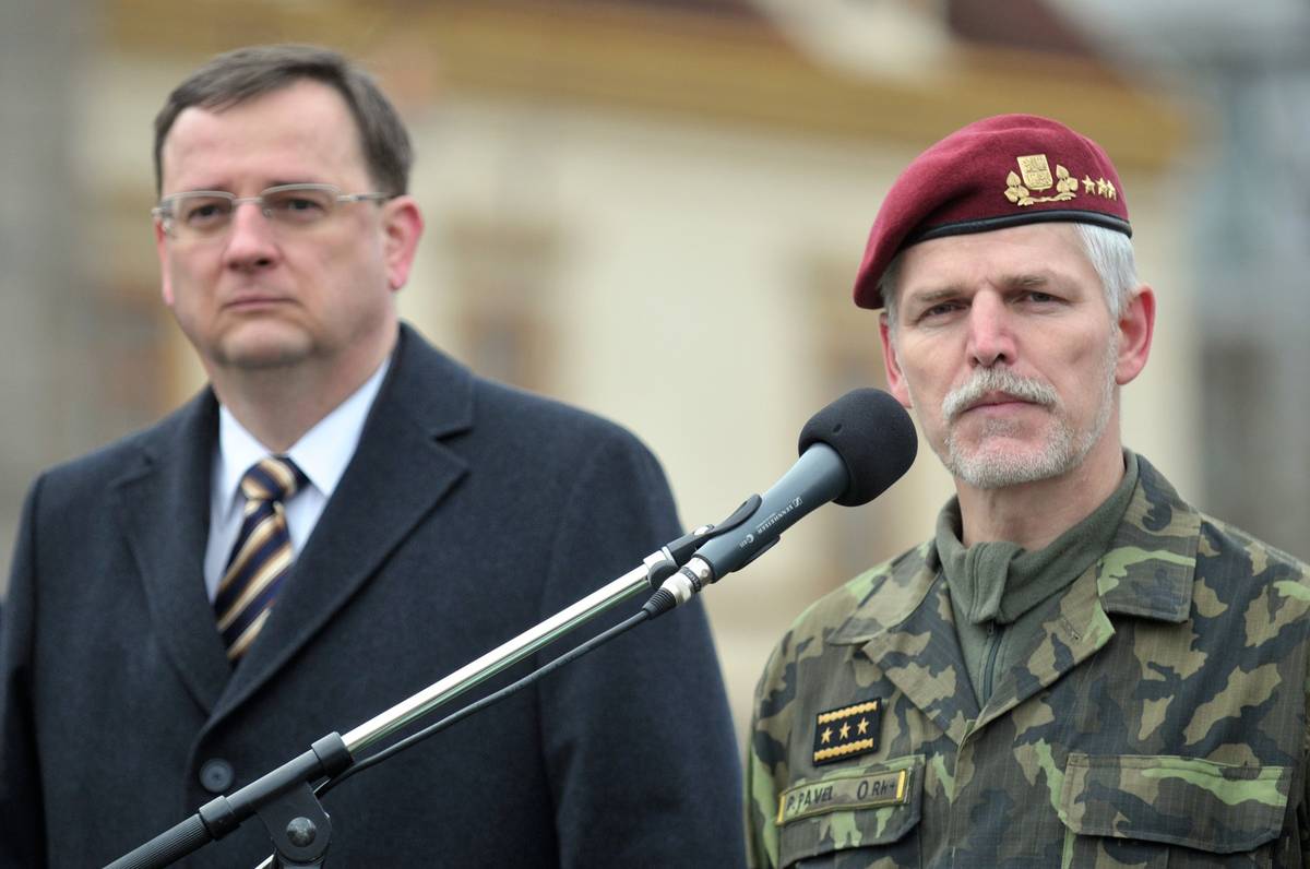 Leden 2013. Pavel ještě coby náčelník generálního štábu.