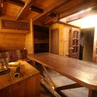 Pirátská loď La Grace. Interiér lodi.