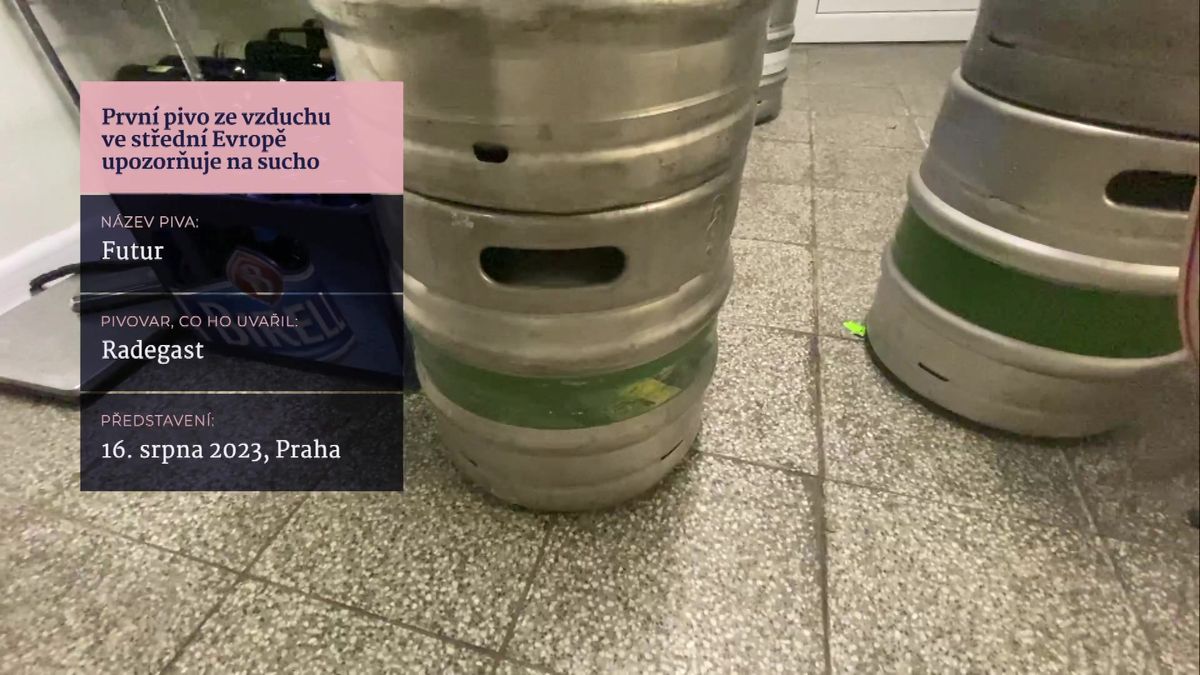 Češi uvařili pivo ze vzduchu. Potřebnou vodu získal přístroj českých vědců
