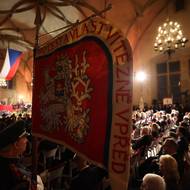 Vladislavský sál byl zaplněn až do posledního místa. Pozvání nepřijal exprezident Miloš Zeman.