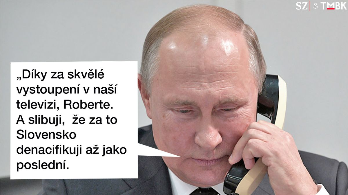 TMBK: Fico vystoupil v ruské televizi. Putin mu za to něco slíbil