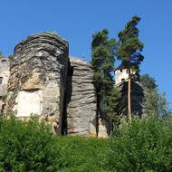 Sloupské skalní město - hrad Sloup