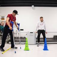 „Snažíme se Ukrajincům vysvětlit, že tohle je naše nová normalita,“ říká ředitelka centra Olga Rudnevová s tím, že Ukrajina bude po válce „zemí lidí se zdravotním postižením“. 