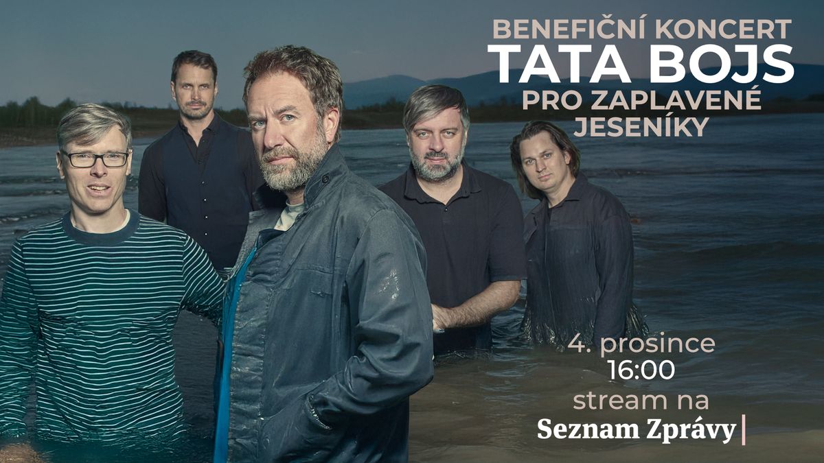 Benefice pro Jesenicko: Užijte si koncert ze zkušebny Tata Bojs a podpořte dobrou věc