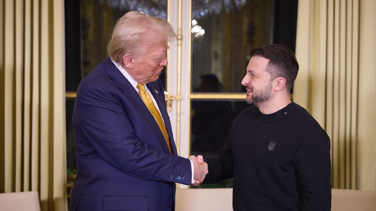 Trump přivítal Zelenského, chce dohodu o ziscích z ukrajinské těžby