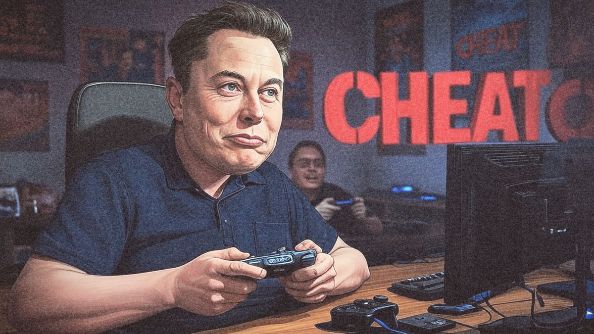 Odhalen spoluhráči. Musk demaskován coby falešný vítěz, úspěch si kupuje