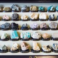 Národní muzeum - expozice - Sál minerálů