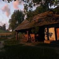 Hrad Trosky ve své středověké kráse.