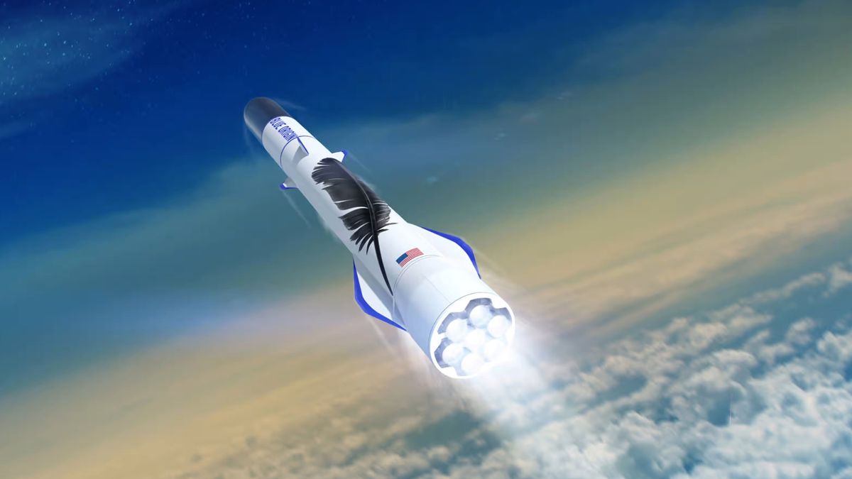 SpaceX má rivala. Startuje levná raketa New Glenn od Blue Origin
