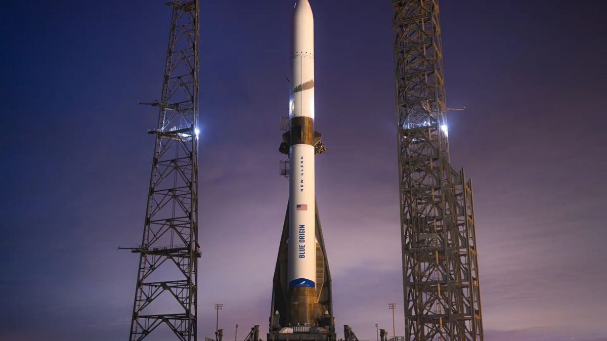 Raketa New Glenn společnosti Blue Origin odstartovala k prvnímu letu