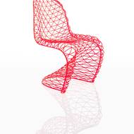 Jan Plecháč, Wire S Chair pro Kubikoff, parafráze na Panton Chair.