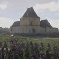 Počítačové ztvárnění pevnosti Suchdol na Kutnohorsku.