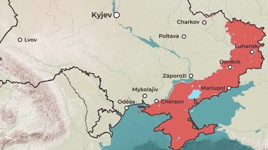 Milníky války v mapách: Jak postupovali Rusové Ukrajinou