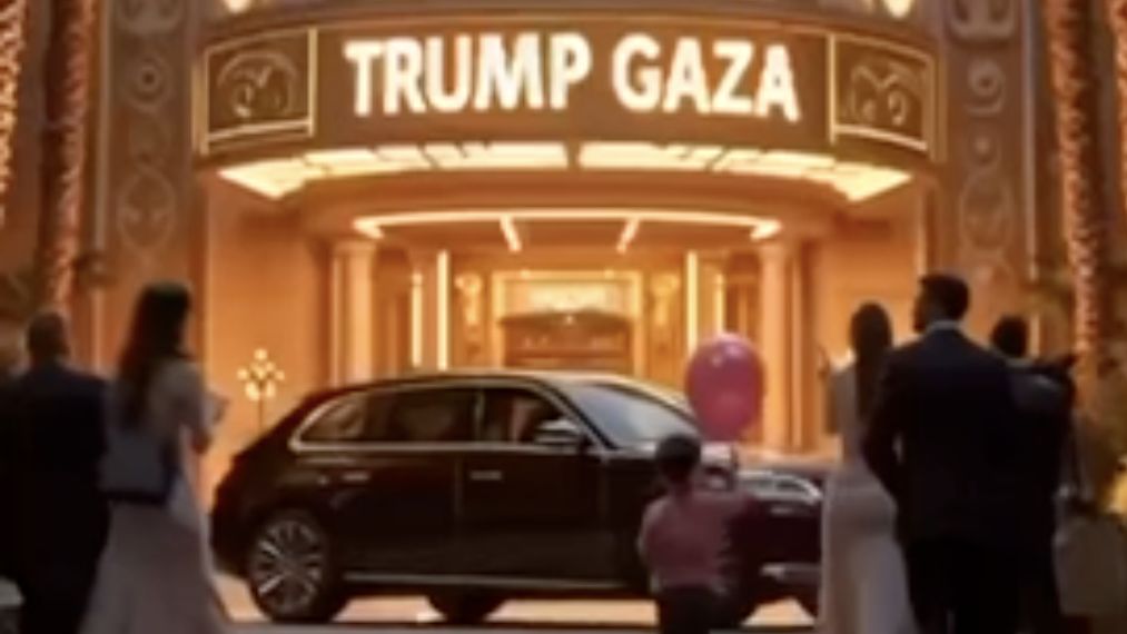 Video: Trump zveřejnil bizarní klip, jak má vypadat „nové“ Pásmo Gazy