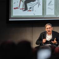 Orhan Pamuk v Praze. Román Morové noci začal psát ještě před pandemií. 