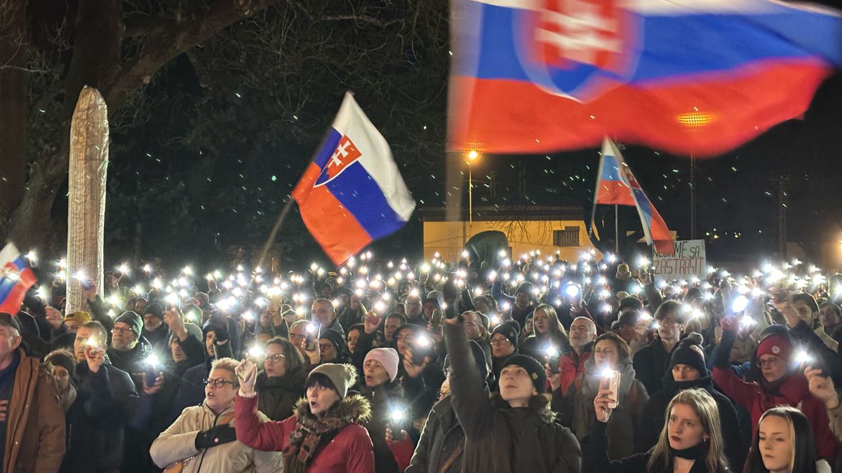 Na Slovensku pokračovaly demonstrace proti vládě premiéra Fica