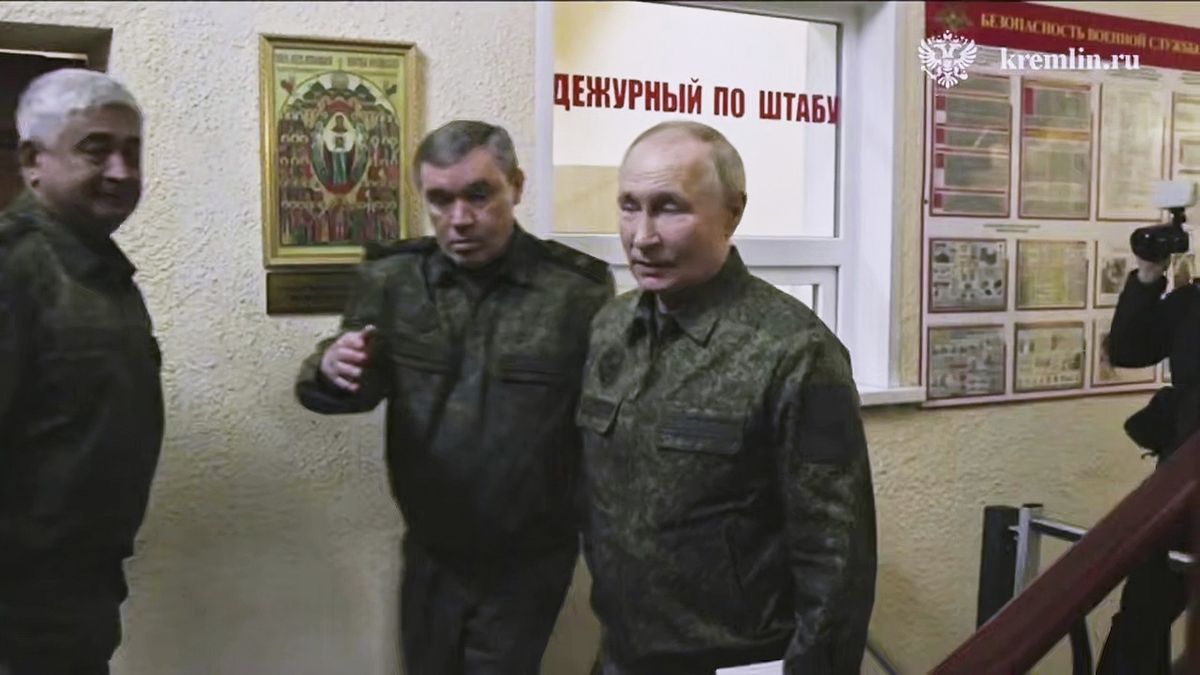 Putin poprvé od ukrajinského vpádu navštívil Kurskou oblast