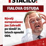 V popisku na Facebooku příspěvek doplňuje emoji klauna.