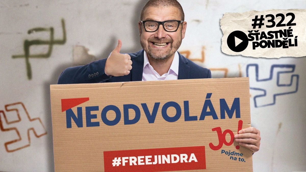 Šťastné pondělí: Šídlo proti nacismu. Moderátor čelí trestnímu stíhání