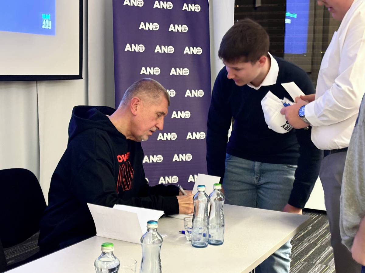 Andrej Babiš pokračuje v kampani v Moravskoslezském kraji.