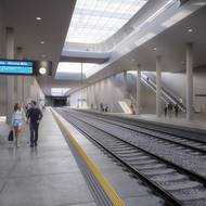 Vizualizace metra Dlouhá Míle.