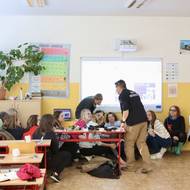 Tříhodinový kurz na jedné ze škol na Praze 13. 