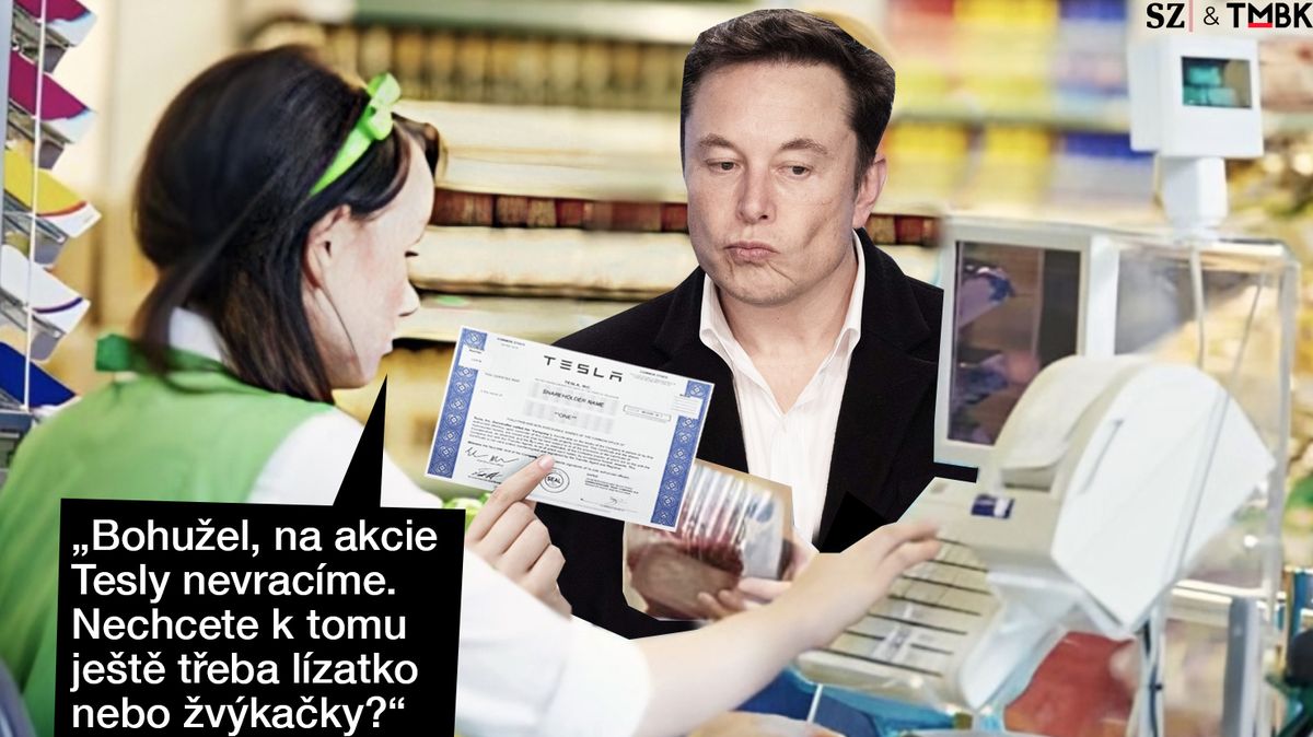 TMBK: Elon Musk si nemůže dovolit nakupovat už ani základní potraviny