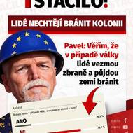 „Války, STAČILO‼️ Mír je podmínkou rozvoje,“ stojí mimo jiné v popisku příspěvku na Facebooku.