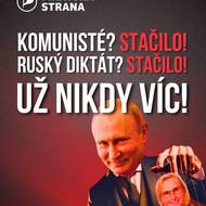 „Před 77 let začalo období rudé totality. STAČILO!,“ stojí v popisku příspěvku na Facebooku.