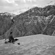 Při přechodu těchto hor přišly o život tisíce lidí. Kurdistán, Írán, 8. února 2019.