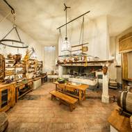 Barokní kuchyně v přízemí letohrádku.